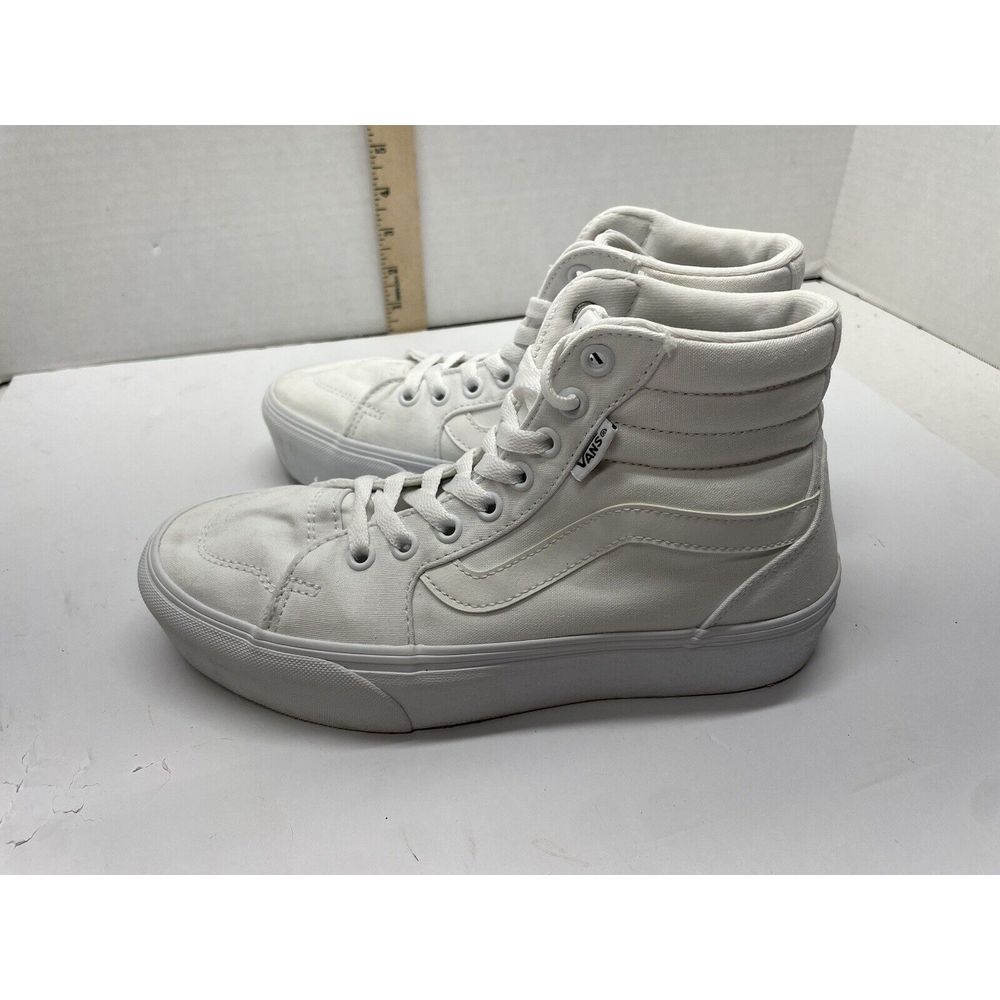 Vans Filmore Hightop Platform Sneaker - Women's White Size 7.5